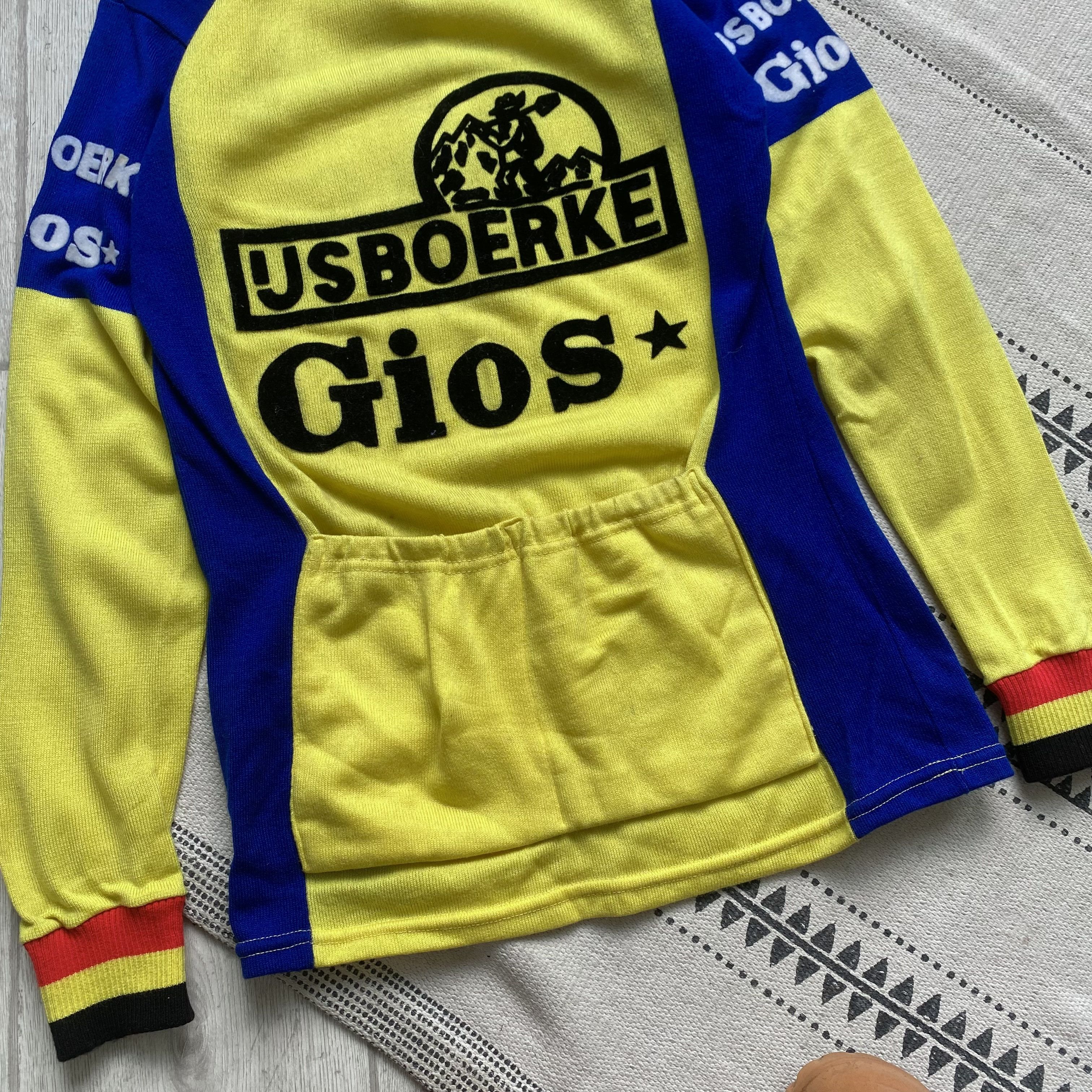 Bicycle 🚲 Vintage 80s Knit Wool Cycling jersey longsleeve Size US M / EU 48-50 / 2 - 11 Thumbnail