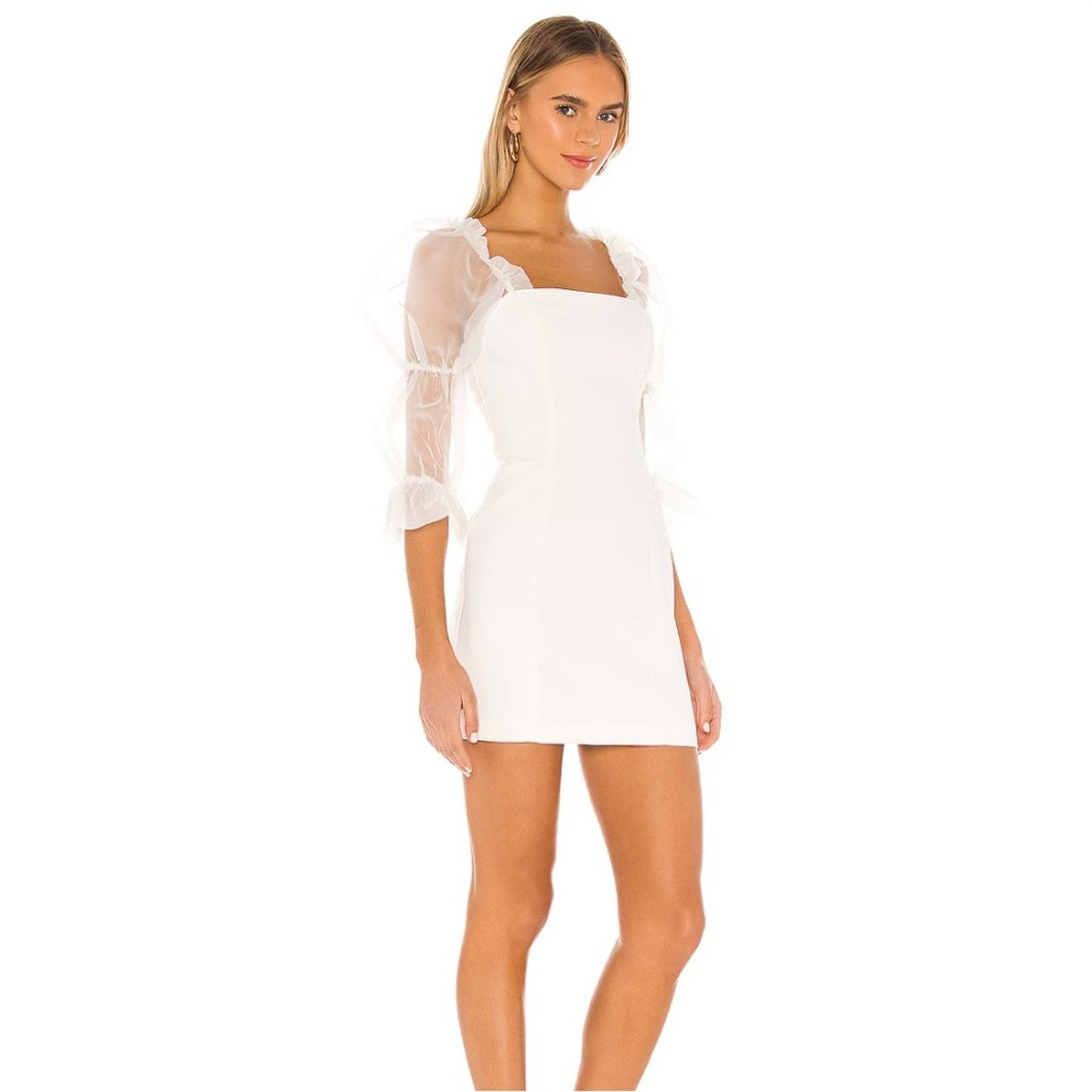Amanda Uprichard Amanda Uprichard Tia Dress - Size XS - Ivory Size XS / US 0-2 / IT 36-38 - 2 Thumbnail