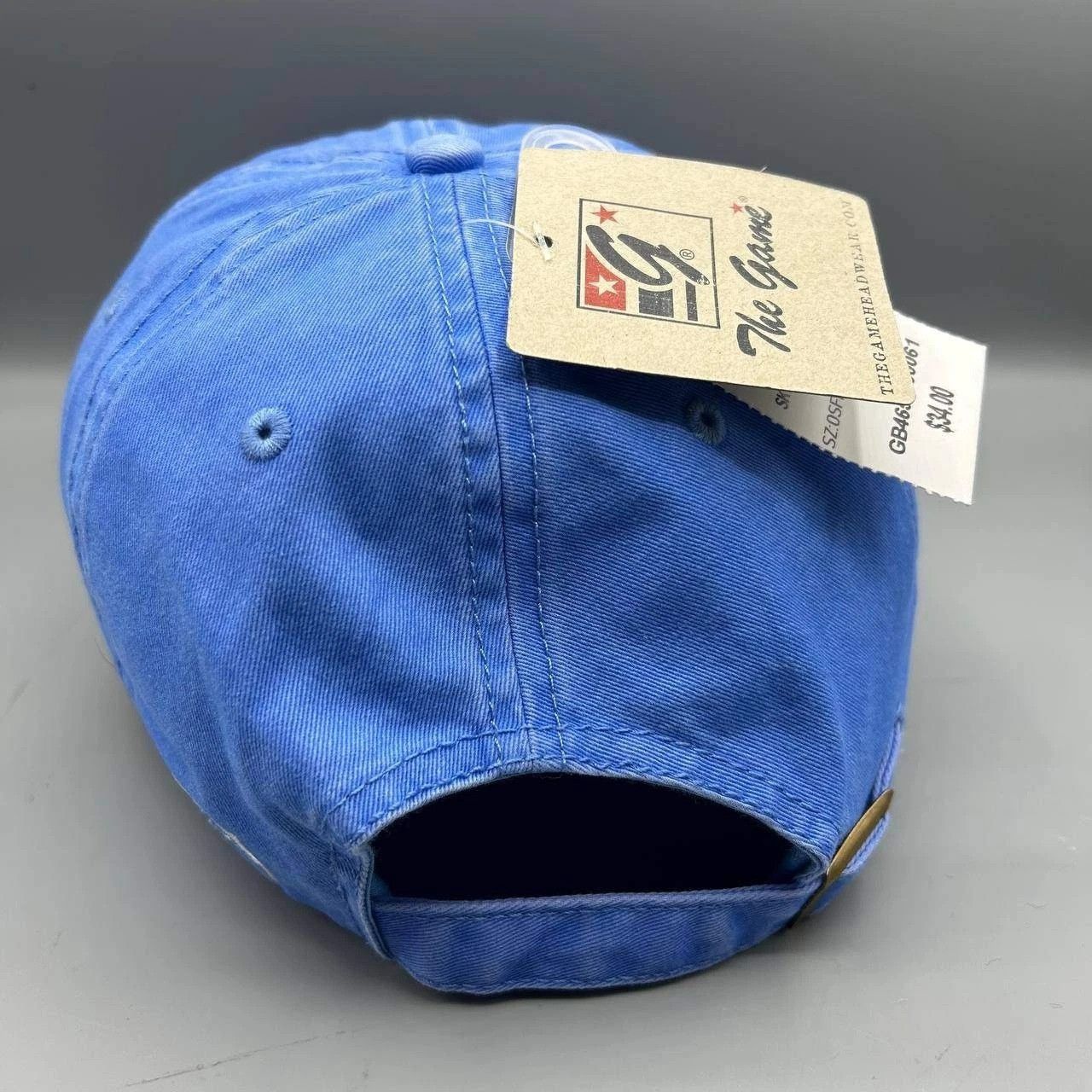 The Game Florida Hollywood Hat Men Blue Embroidered Strap Back Cotton Size ONE SIZE - 8 Thumbnail
