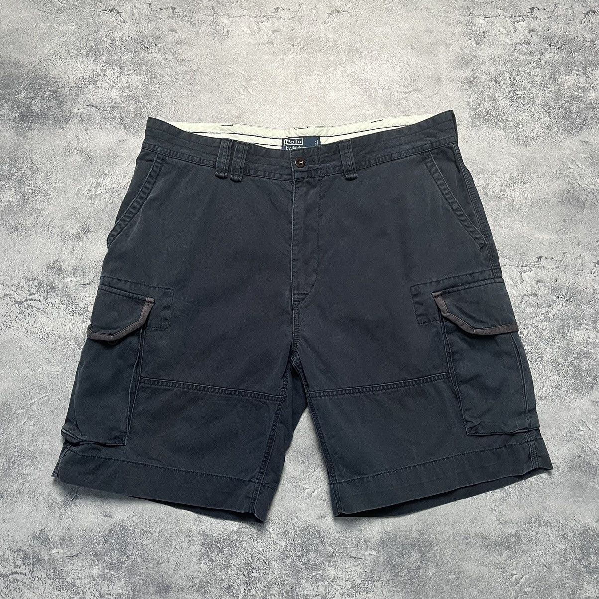Polo Ralph Lauren × Ralph Lauren × Vintage Vintage Polo Ralph Lauren Baggy Cargo Shorts Size US 38 / EU 54 - 1 Thumbnail