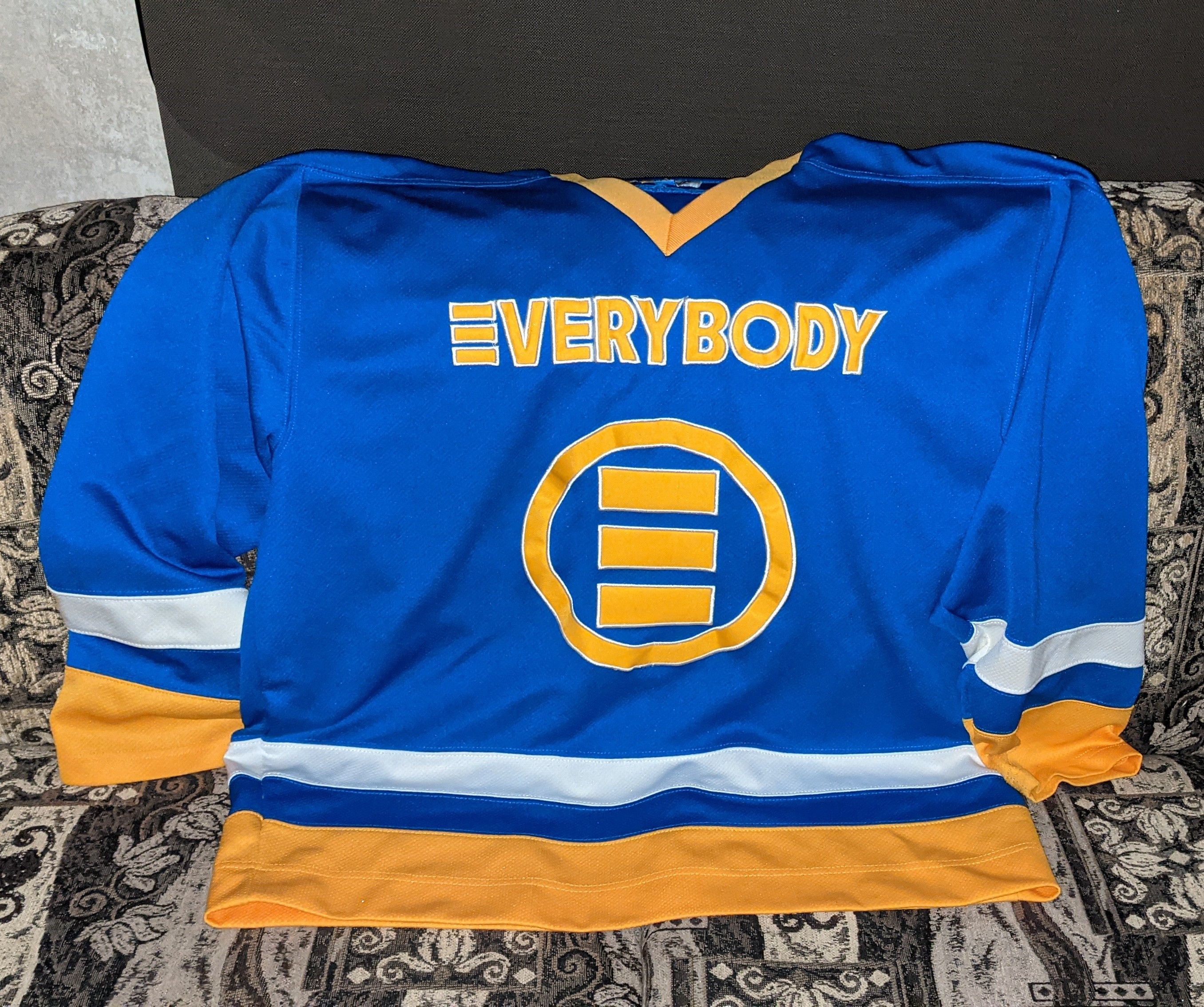 Logic Logic EVERYBODY Hockey Jersey Blue/Yellow Size US L / EU 52-54 / 3 - 1 Thumbnail