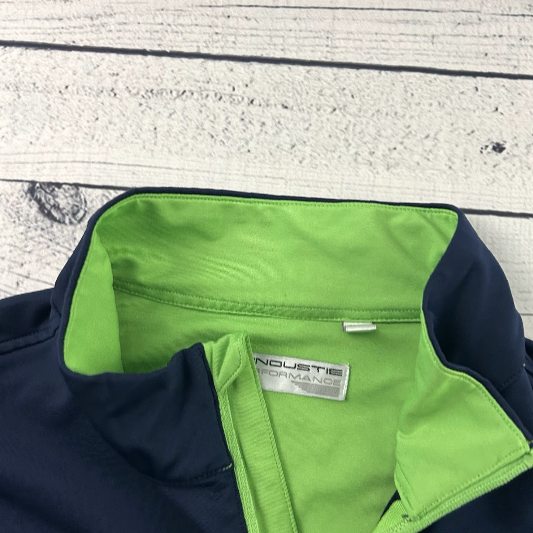 Vintage VINTAGE Carnoustie Rollingstone Ranch 1/4 Zip Pullover Jacket Men XL Blue Green Size US XL / EU 56 / 4 - 3 Thumbnail