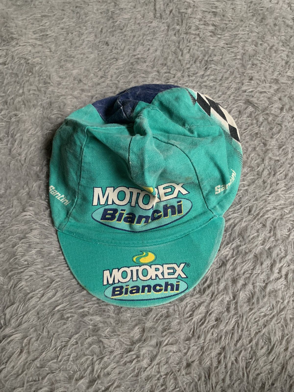 Gear for Sports Vintage Motorex Bianchi Santini Cotton Cycling Cap Size ONE SIZE - 2 Thumbnail