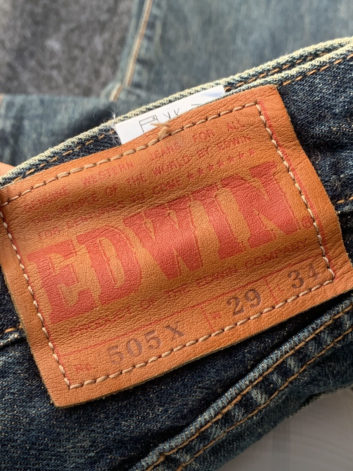 Edwin Vintage Edwin 505x selvedge made in Japan. Size US 28 / EU 44 - 11 Thumbnail