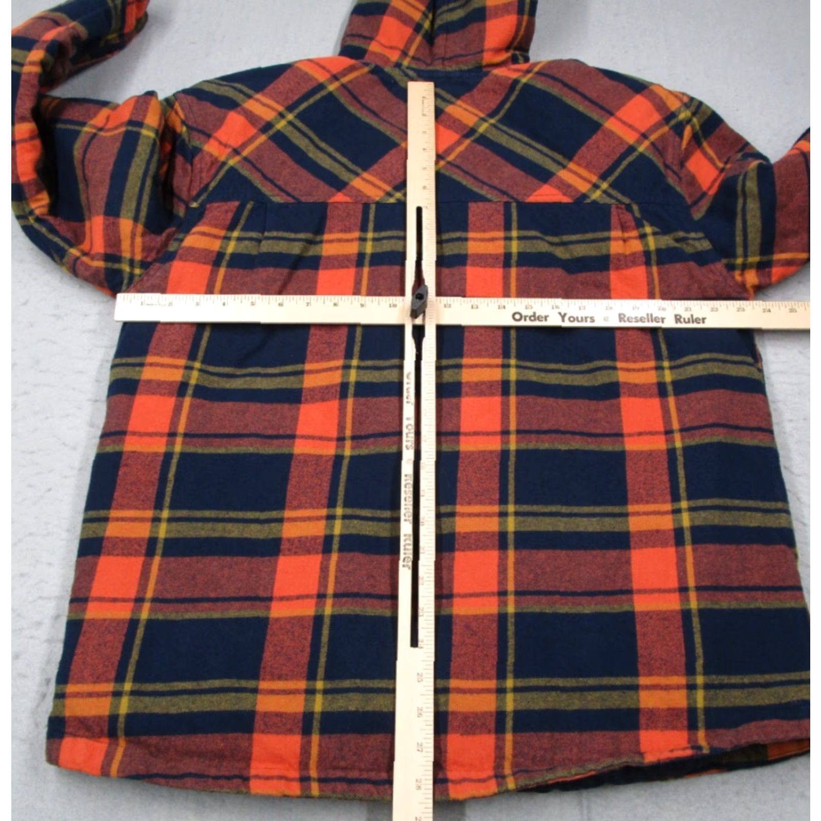 Vintage Passenger Jacket Men XL Orange Flannel Sherwood Button Up Organic Lined Size US XL / EU 56 / 4 - 5 Thumbnail