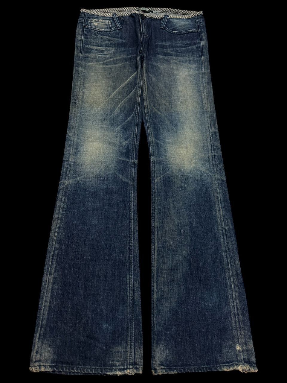 Tornado Mart FLARED Vintage Japanese Whisker Mudwash Distressing Denim Size US 30 / EU 46 - 1 Thumbnail
