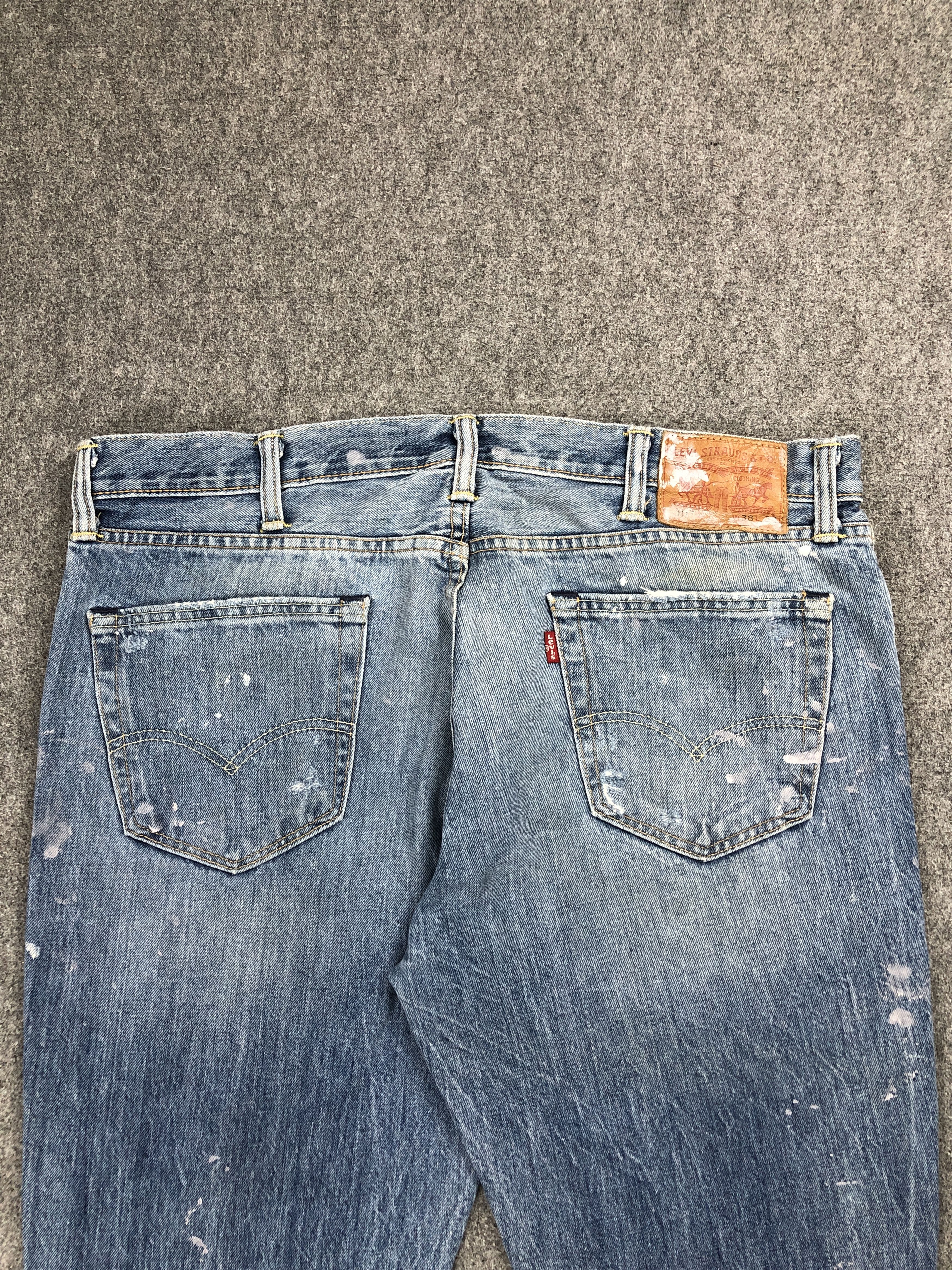 Levi's Distressed Paint Splash Vintage Levis 511 Jeans DP2252 Size US 39 - 4 Thumbnail