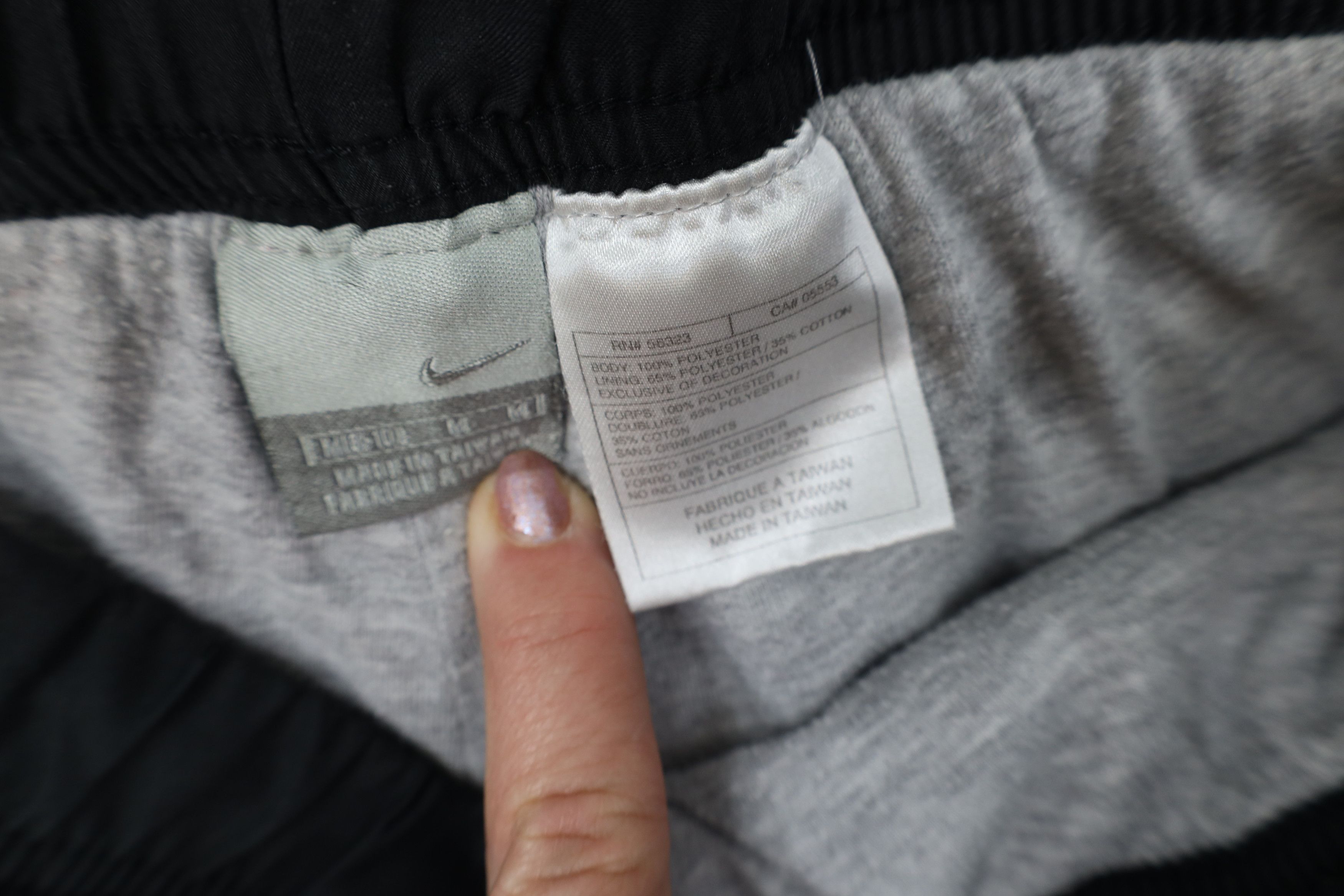 Nike Vintage Y2K Nike Travis Scott Mini Swoosh Lined Pants Black Size 30" / US 8 / IT 44 - 9 Thumbnail