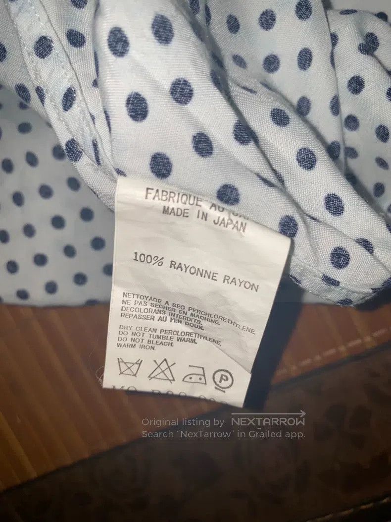 Yohji Yamamoto Yohji Yamamoto Nissan polka-dot silk-lined silhouette shir Size US L / EU 52-54 / 3 - 4 Thumbnail