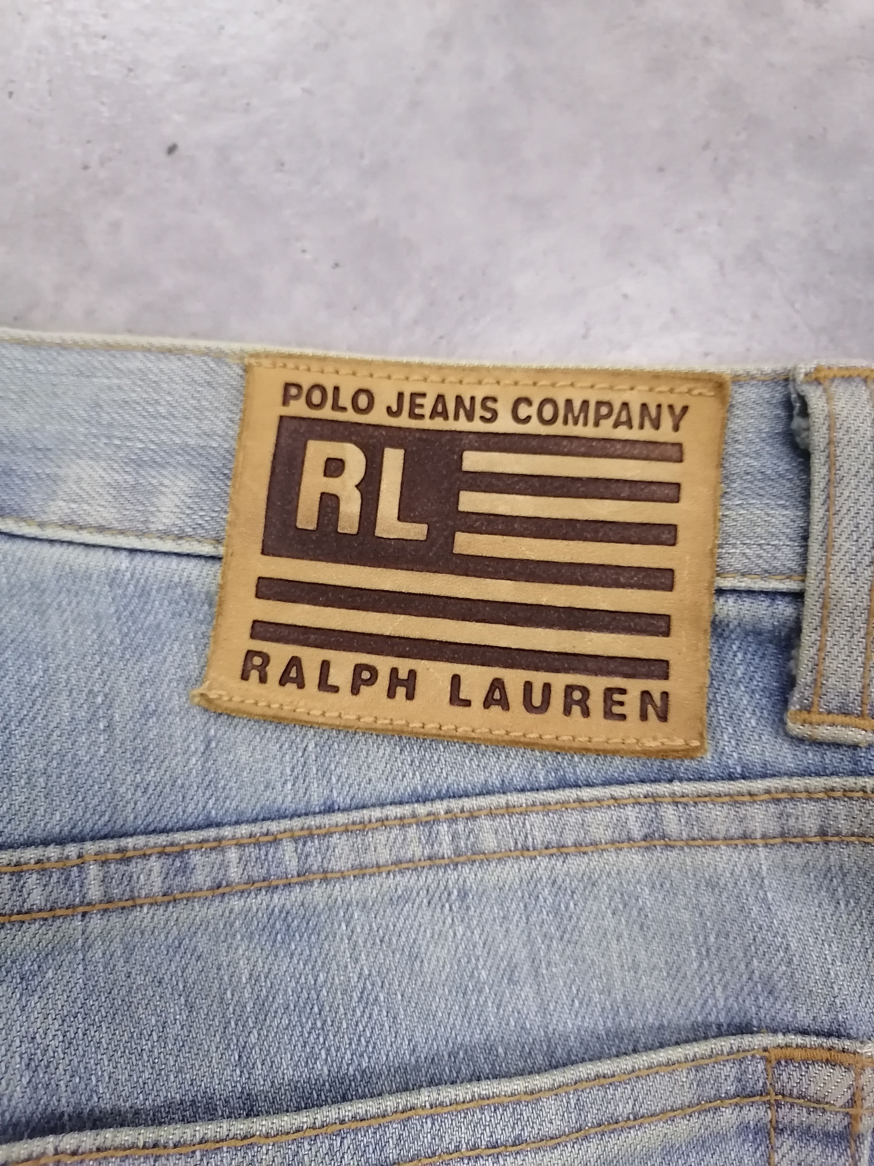Polo Ralph Lauren × Vintage Flare Vintage Polo Ralph Lauren Distressed Denim Pants Size US 30 / EU 46 - 10 Thumbnail