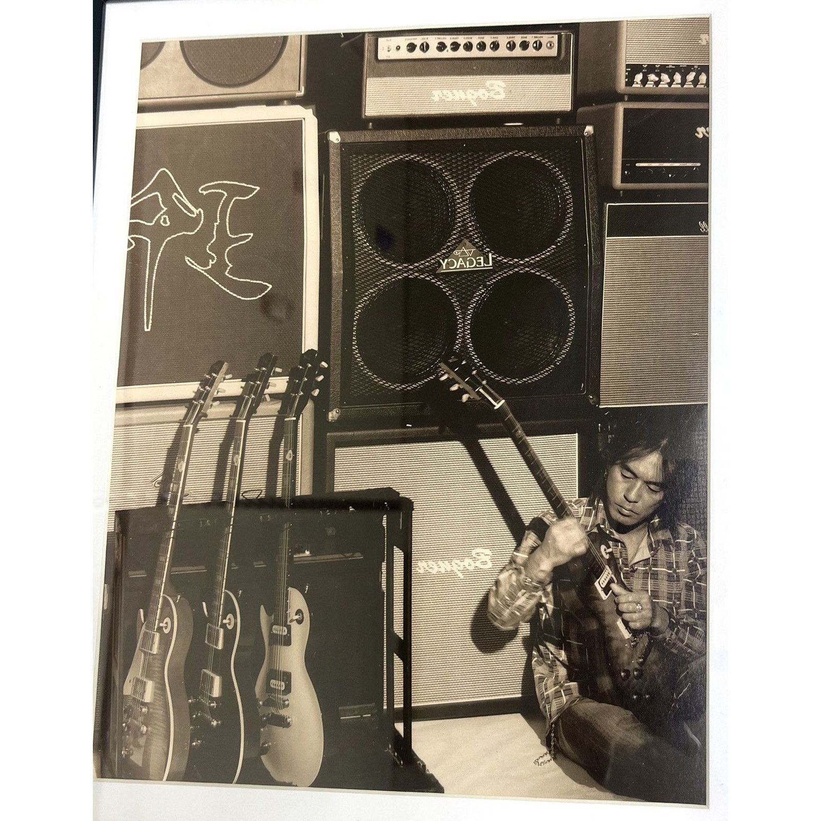 Chrome Hearts × Vintage Chrome Hearts Music Room Framed poster 9x11 Size ONE SIZE - 2 Thumbnail