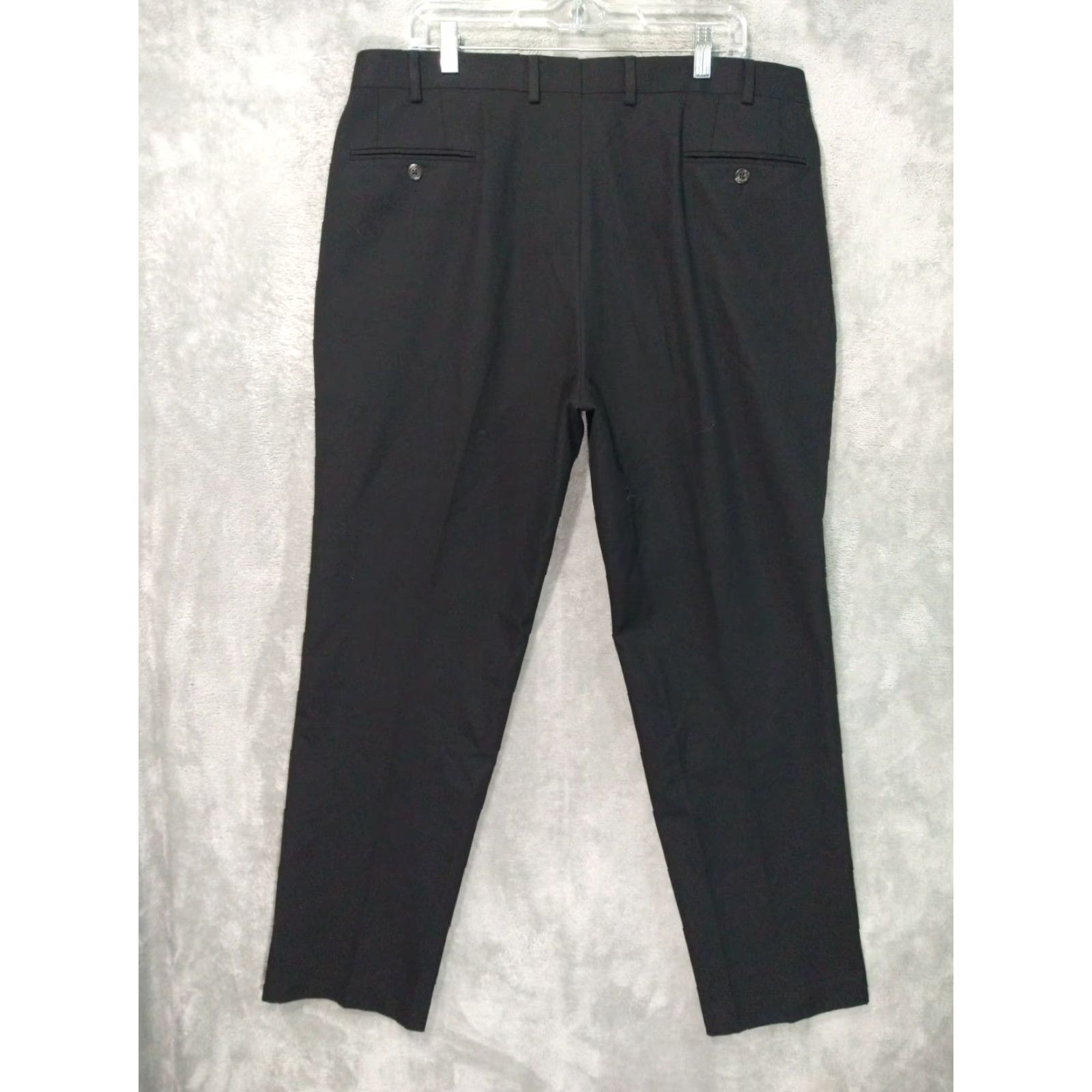 Ralph Lauren Ralph Lauren Dress Pants Mens 38x32 Black Flat Front Straight Leg Preppy Dress Pants Mens Black 38x32 Straight Leg Preppy Size US 38 / EU 54 - 2 Thumbnail