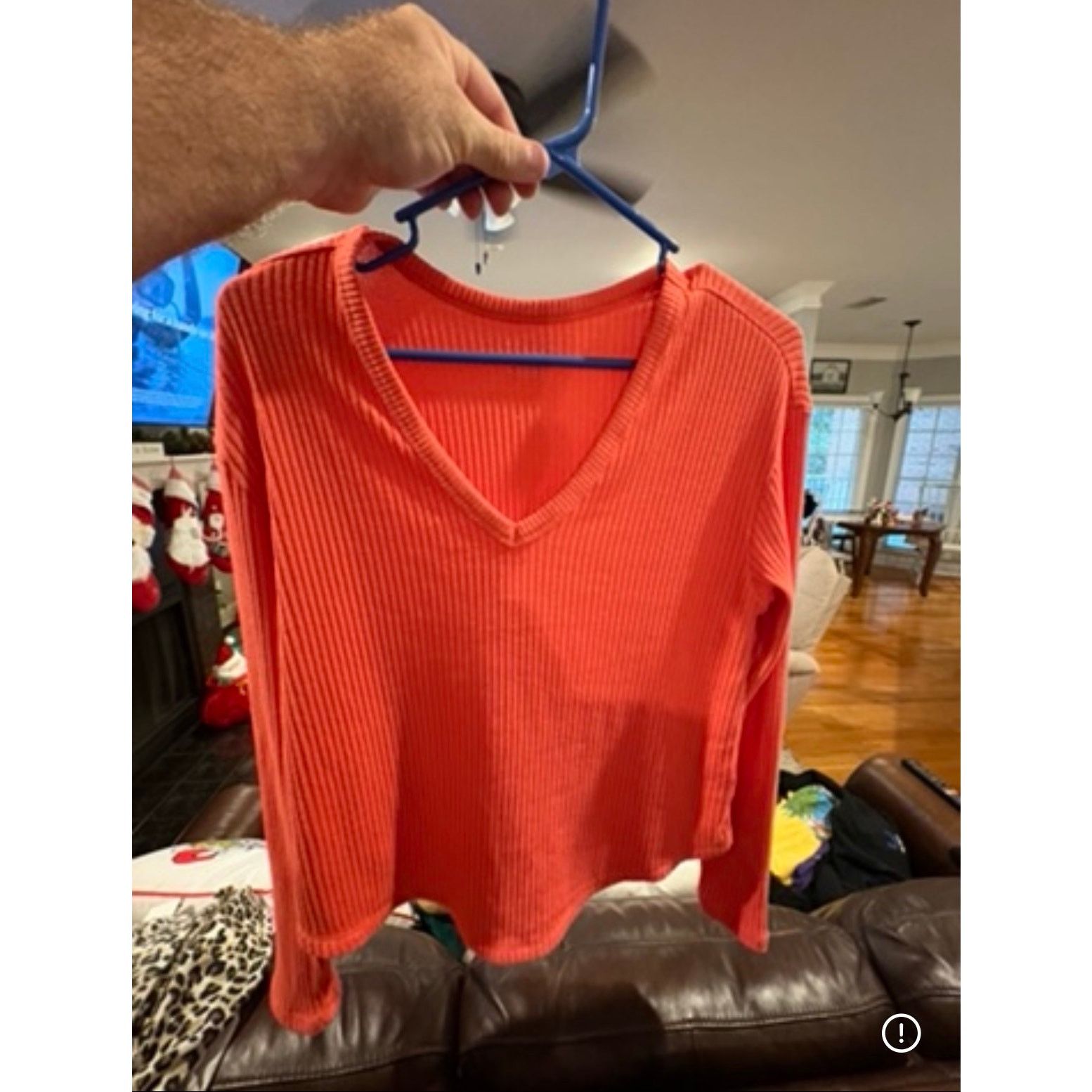 American Eagle Outfitters American Eagle Soft & Sexy Ribbed Top Women’s Small Peach Size S / US 4 / IT 40 - 2 Thumbnail