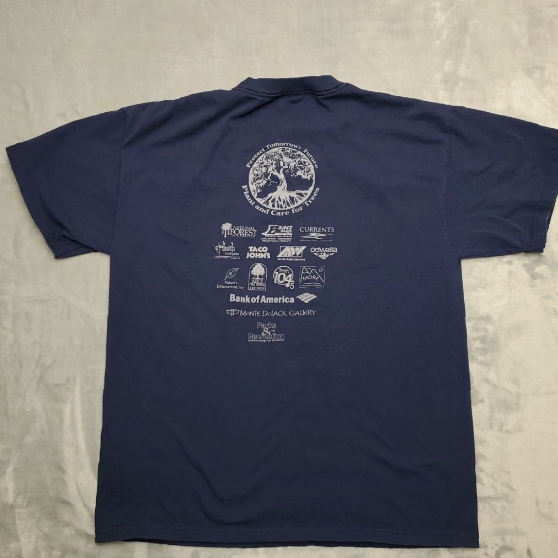 Clarks Missoula Run for the Trees Shirt Large Clark Fork River Valley View Trees Parks Mens L Blue USA Western American Size US L / EU 52-54 / 3 - 4 Thumbnail