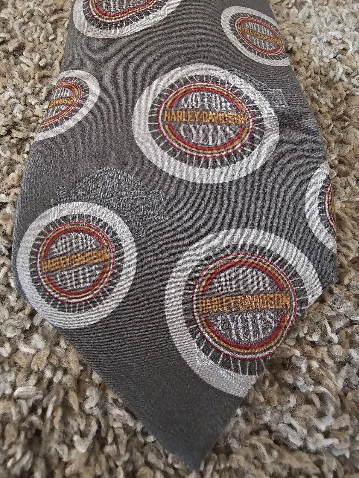 Ralph Marlin RM STYLE Ralph Marlin Harley Davidson Motor Cycles tie Size ONE SIZE - 2 Thumbnail