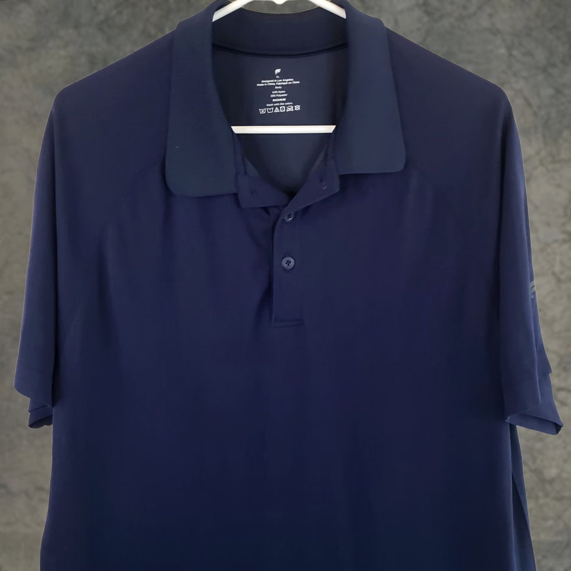 Fabletics Fabletics Polo Shirt Navy Blue XL Athletic Short Sleeve Golf Stretch New! Size US XL / EU 56 / 4 - 1 Thumbnail