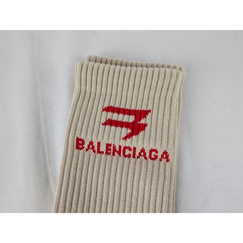 Balenciaga o1rshd1 Size: L / Socks in Beige Size ONE SIZE - 2 Thumbnail