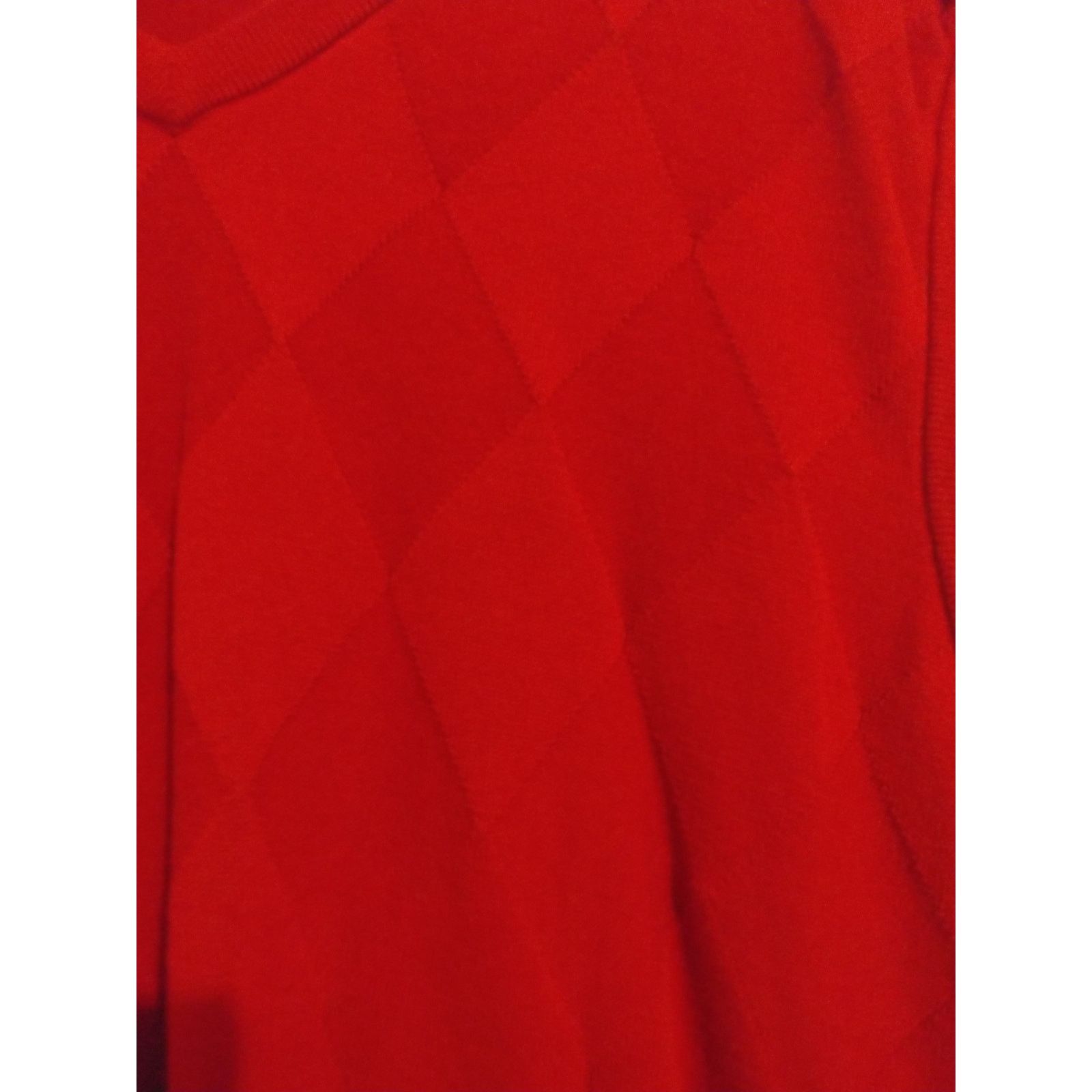 Saddlebred Vintage Saddlebred Sweater Vest V-Neck Diamond Shape Red XL Size US XL / EU 56 / 4 - 3 Thumbnail