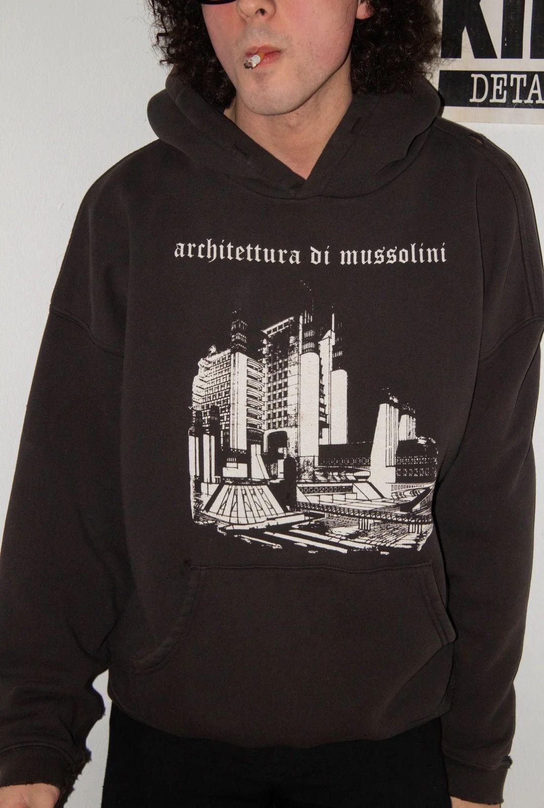 Enfants Riches Deprimes 🚭 ICONIC 🚭 2025 “ARCHITECTURA DI MUSSOLINI” HOODIE Size US L / EU 52-54 / 3 - 5 Thumbnail