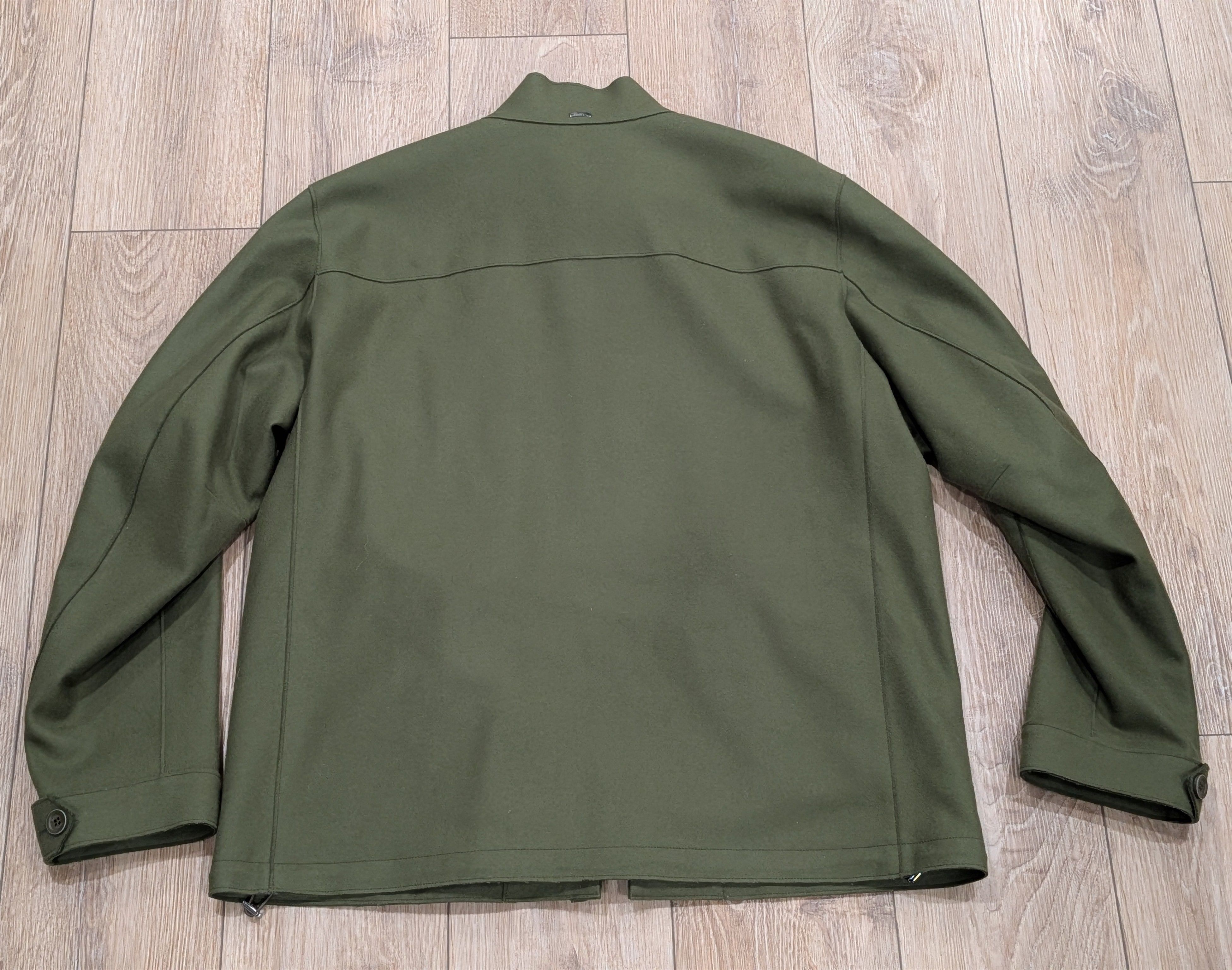 Herno HERNO Virgin Wool Blend Shirt Jacket Military Green 56 US 46 Size US XL / EU 56 / 4 - 5 Thumbnail