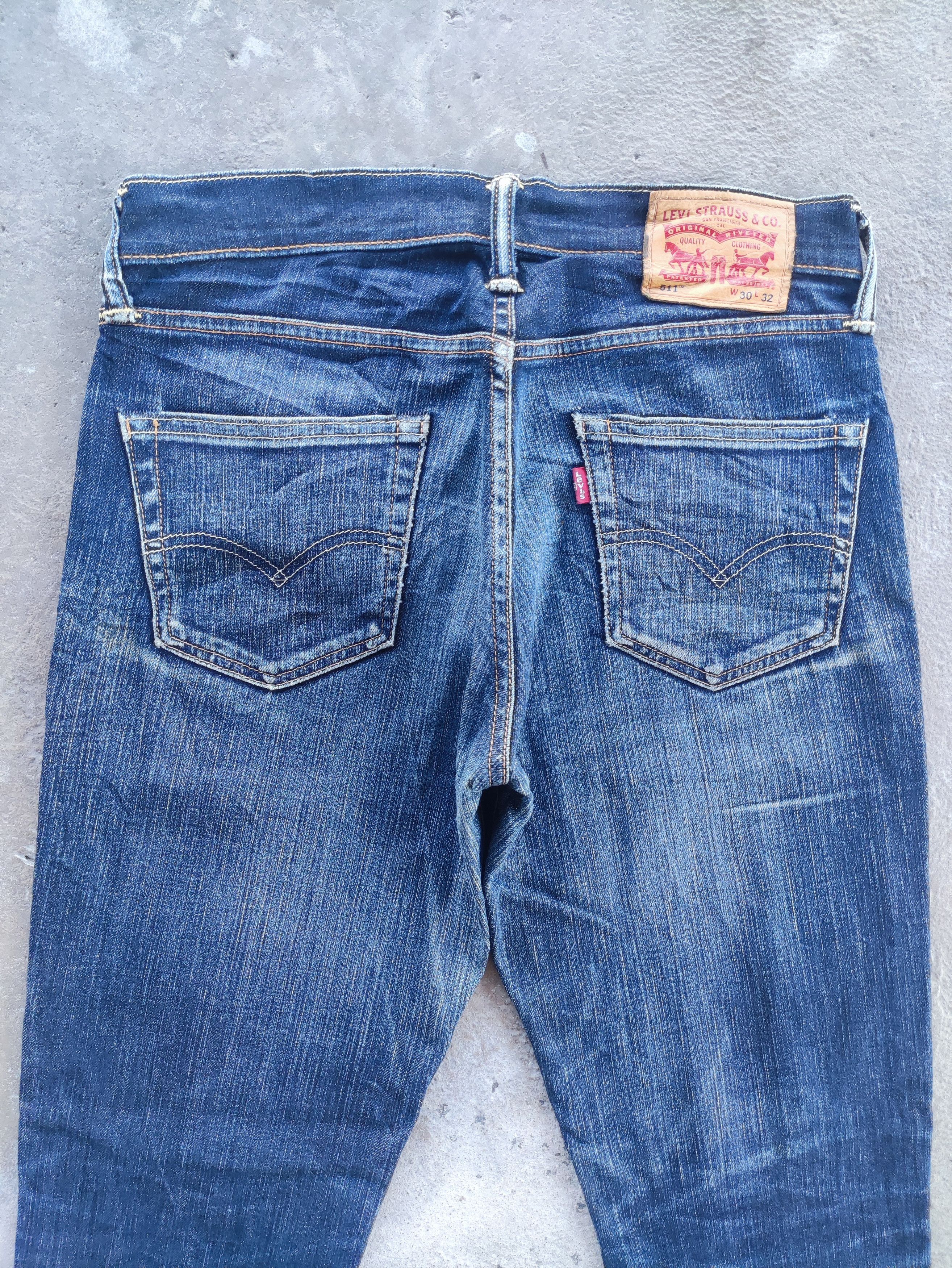 Jean × Levi's Vintage Levi's 551 Distressed Jeans Faded Denim Pants W32 Size US 32 / EU 48 - 10 Thumbnail