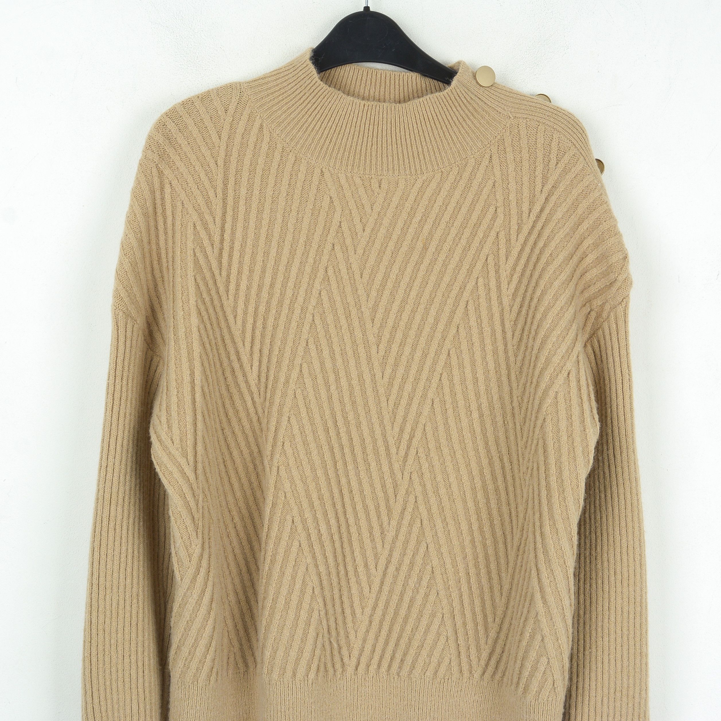 Jean-Louis Scherrer × Other JEAN LOUIS FRANCOISE Pullover Knit Sweater Collared Jumper Size L / US 10 / IT 46 - 2 Thumbnail
