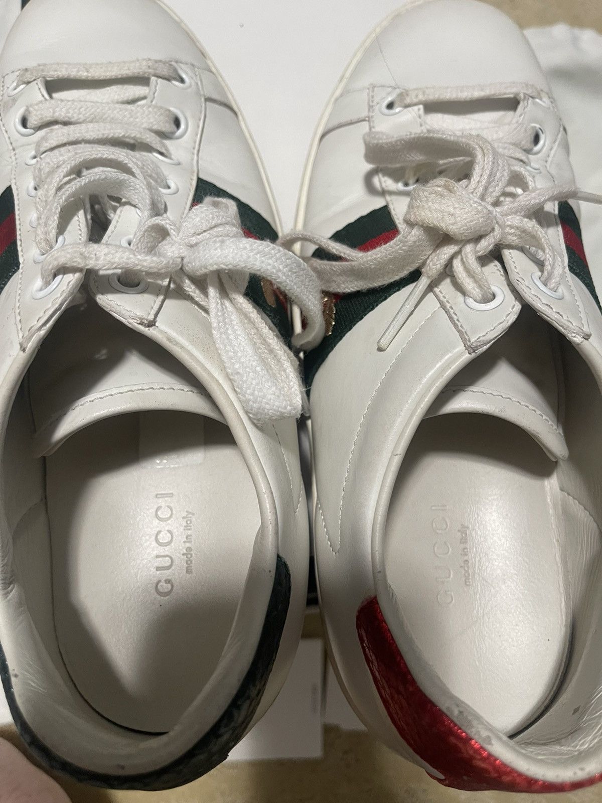 Gucci Ace sneaker with bee Size US 7 / EU 40 - 6 Thumbnail