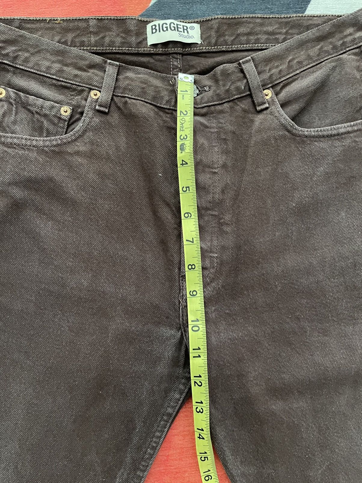 Levi's Bleu Desir Travis Scott Brown Flared Vampire Pants Size US 34 / EU 50 - 6 Thumbnail