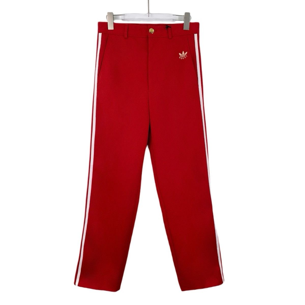 Gucci Gucci x Adidas Co-branded Red Side Stripe Casual Pants K26WX Size 30" / US 8 / IT 44 - 1 Thumbnail