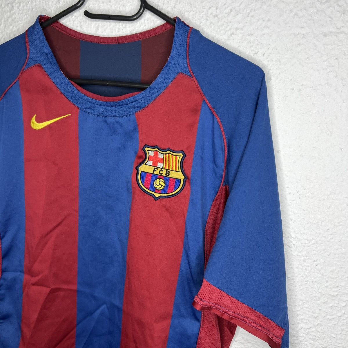Nike Nike FC Barcelona Samuel Eto Jersey Soccer Tshirt Tee Navy Size US M / EU 48-50 / 2 - 5 Thumbnail