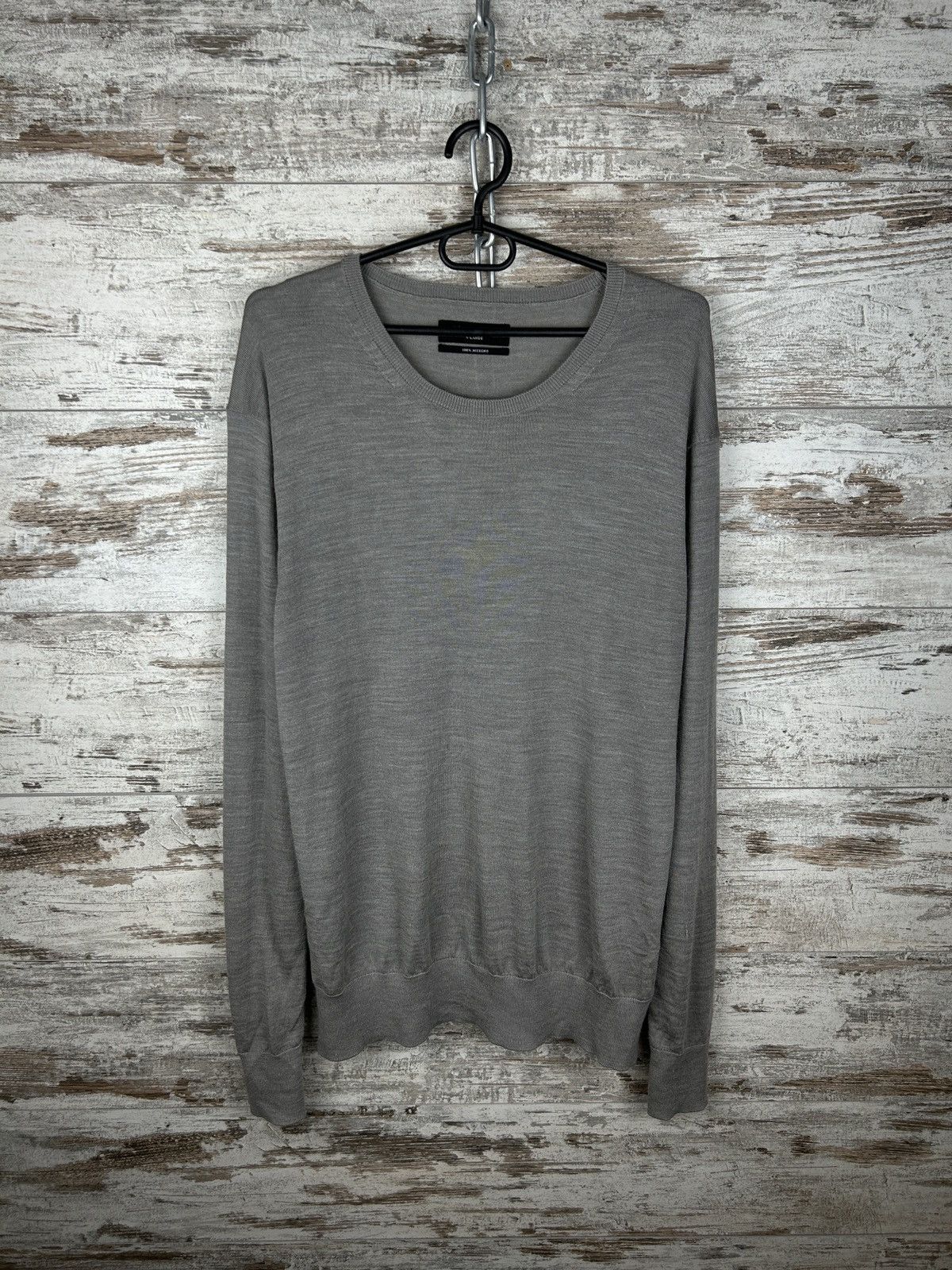 Allsaints × Japanese Brand Mens AllSaints Fors Merino crew sweaty knitwear luxury Size US XL / EU 56 / 4 - 2 Thumbnail