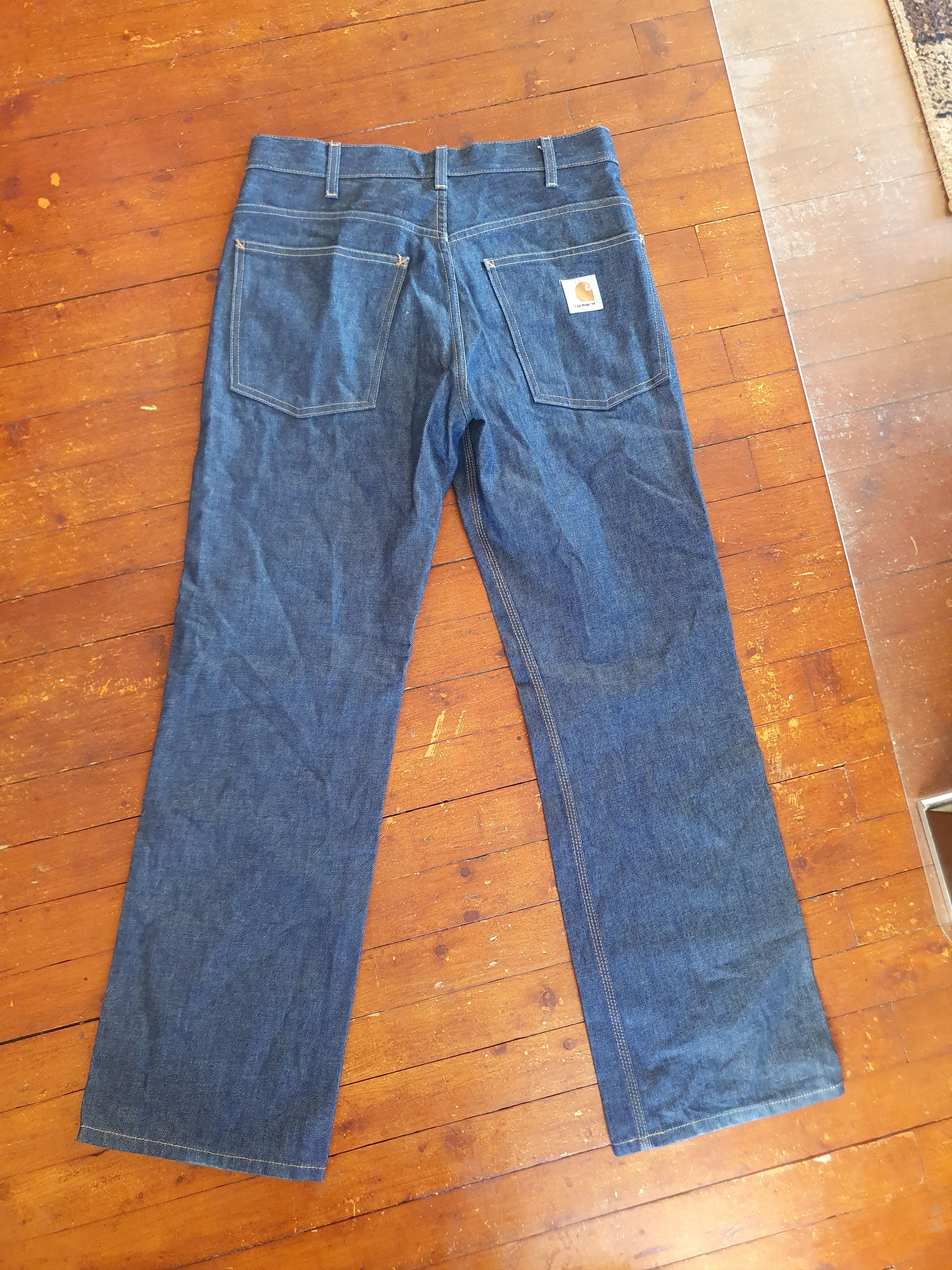 Carhartt × Vintage Carhartt Vintage Staff Pant Denim Jeans sz 30x30 Size US 30 / EU 46 - 9 Thumbnail