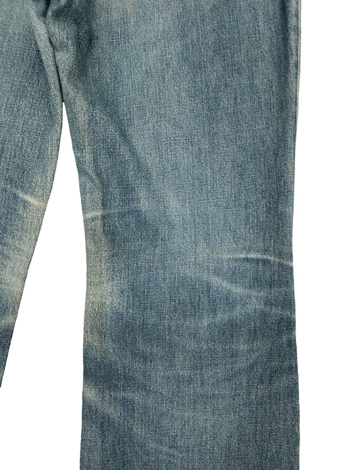 If Six Was Nine Flare Jeans Miss Lee Rider Clawmark Distress Denim Bootcut Size 26" / US 2 / IT 38 - 16 Thumbnail