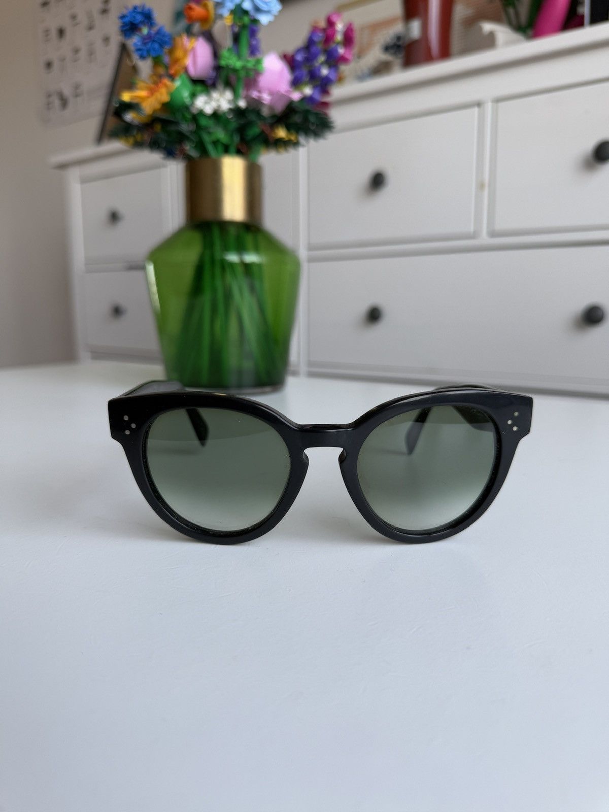 Celine × Designer Celine 41049/s black oversized sunglasses designer luxury y2k Size ONE SIZE - 3 Thumbnail