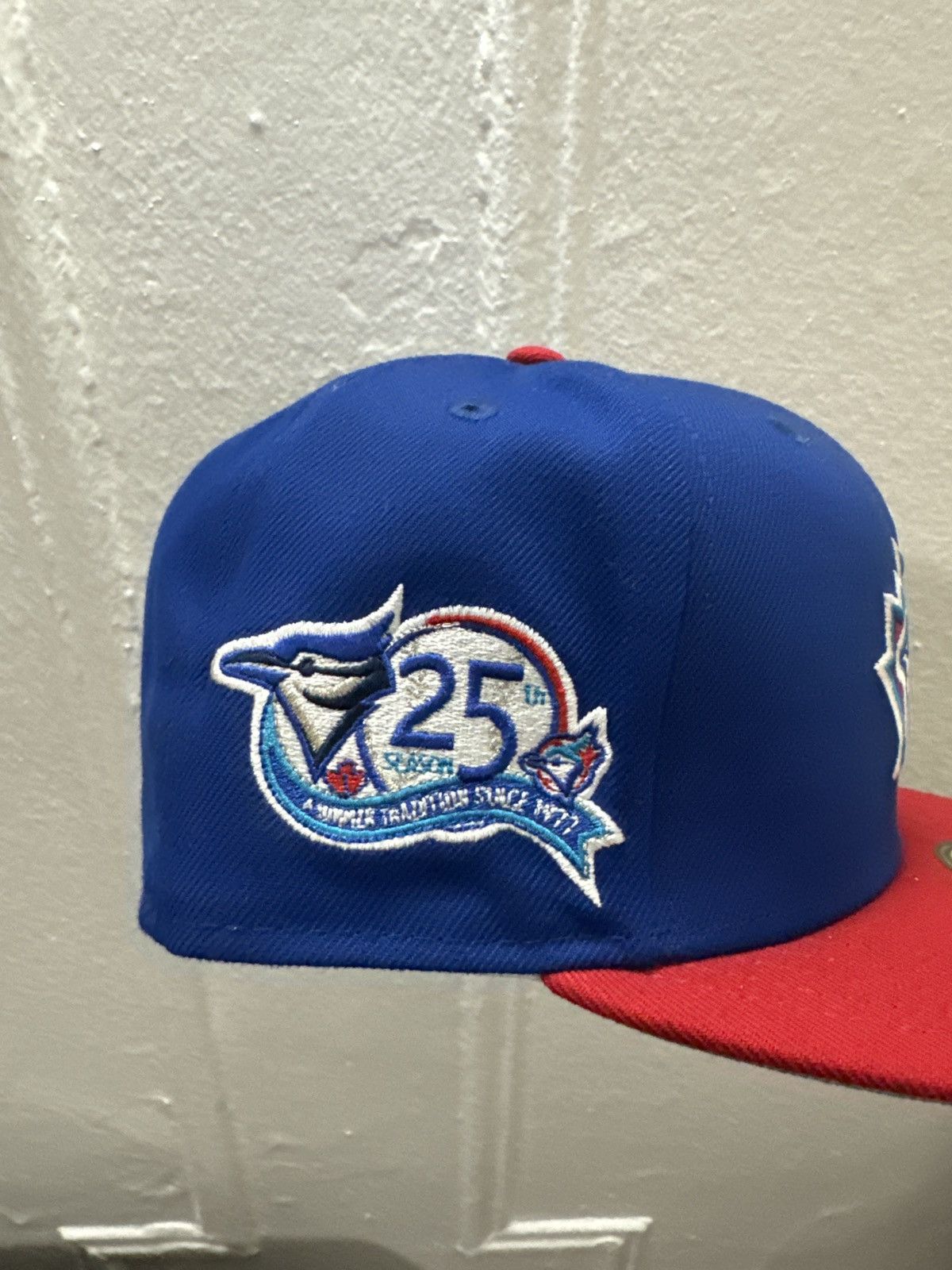 New Era New Era 59fifty Toronto BlueJays Fitted hat size 7 1/2 Size ONE SIZE - 4 Thumbnail