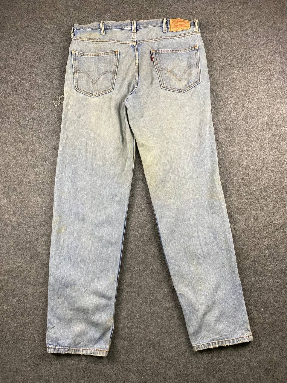 Levi's vintage levis 550 relaxed fit distressed denim Size US 39 - 1 Thumbnail