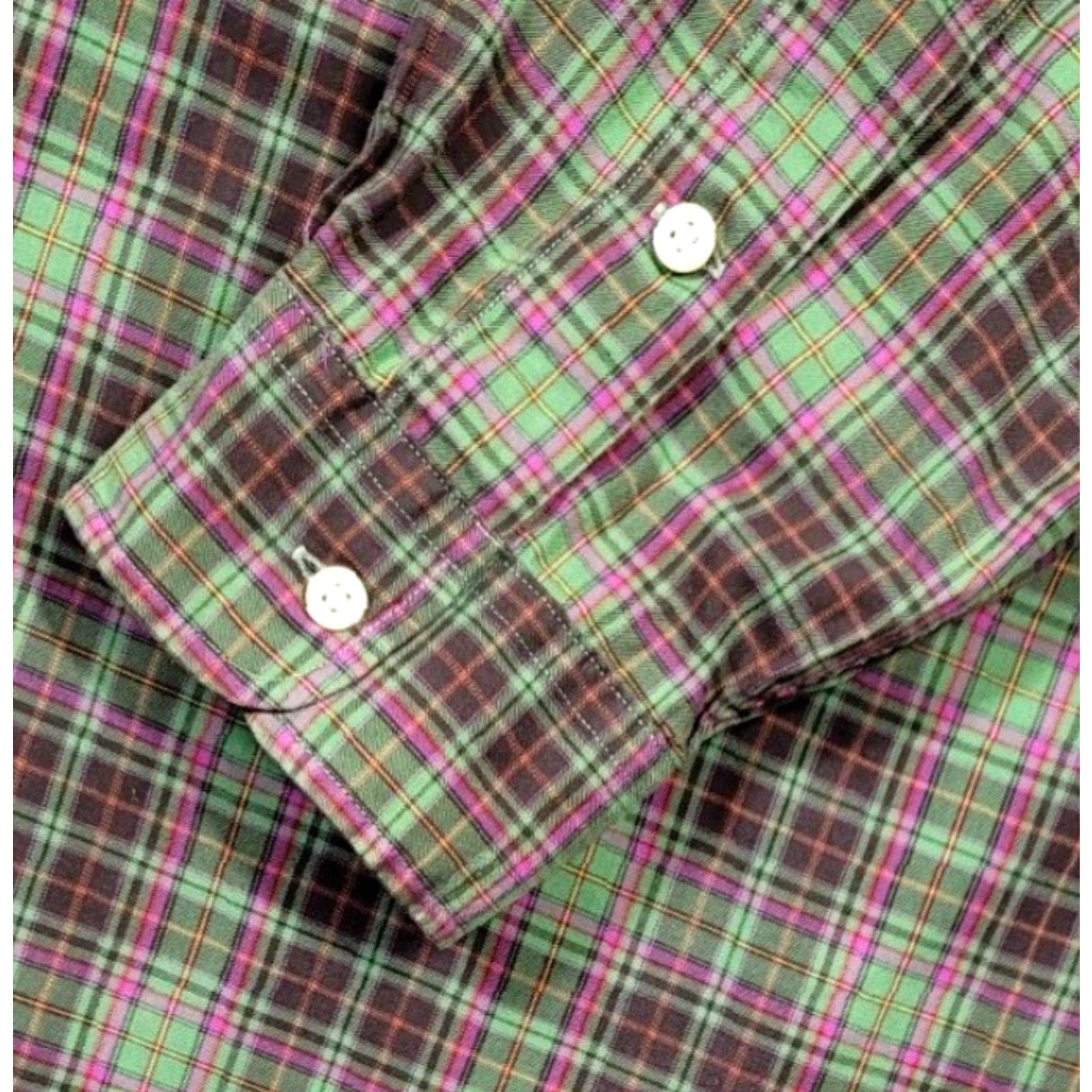 Polo Ralph Lauren VINTAGE Polo Ralph Lauren Men XL Whitfield Plaid Button Up Classic Long Sleeve Shirt Size US XL / EU 56 / 4 - 6 Thumbnail