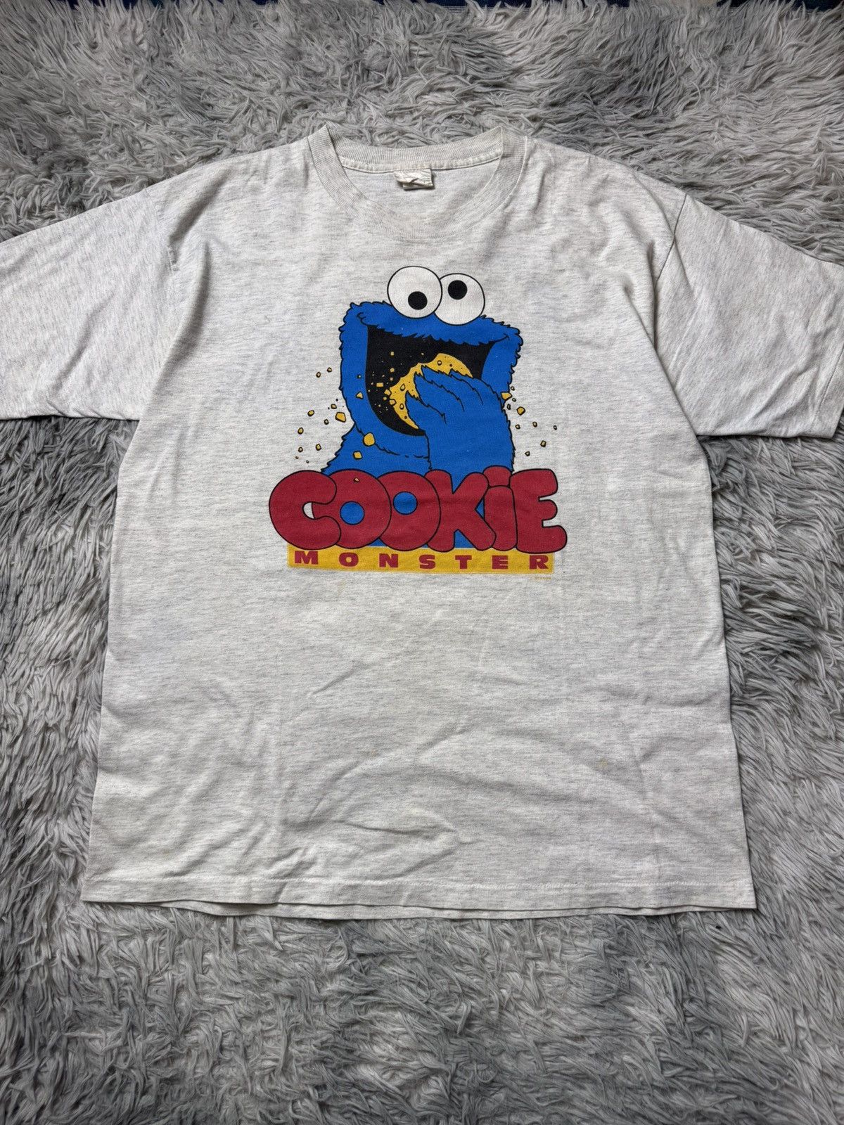 Vintage Vtg Sesame Street 90’s Cookie Monster Size US L / EU 52-54 / 3 - 1 Thumbnail