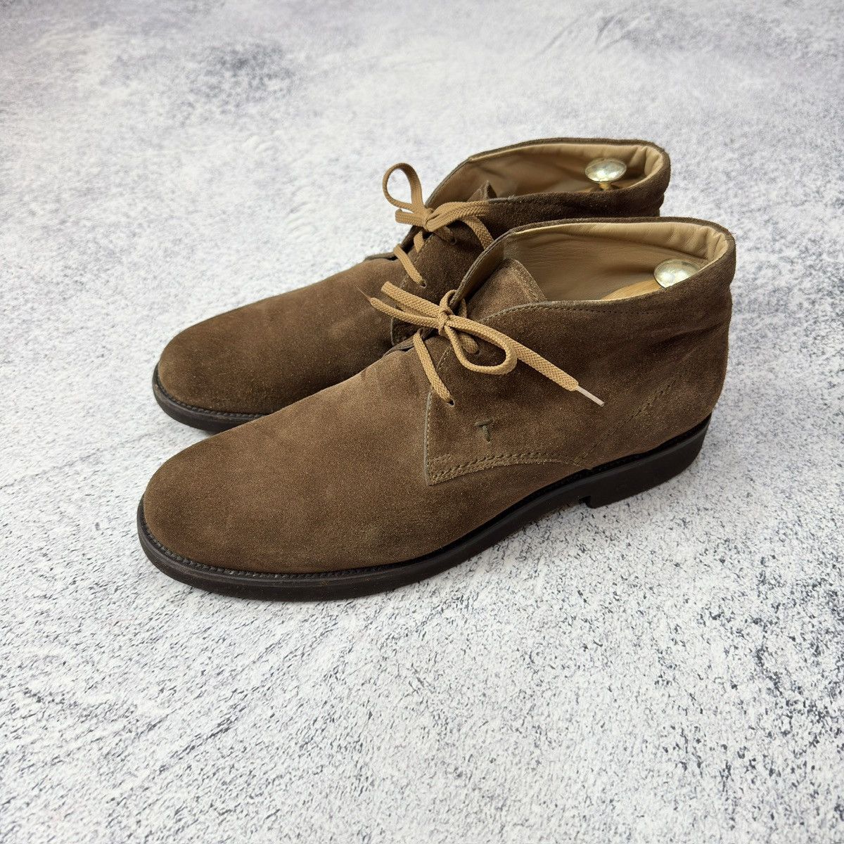 Handmade × Tod's TOD’S Mens Brown Suede Chukka Boots US11.5 UK10.5 29.5cm Size US 11.5 / EU 44-45 - 1 Thumbnail