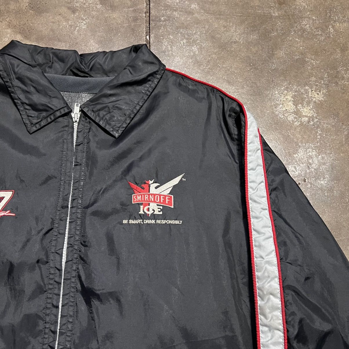 NASCAR Vintage Smirnoff Ice NASCAR Jacket Kurt Busch Zip Up Racing Size US XL / EU 56 / 4 - 3 Thumbnail