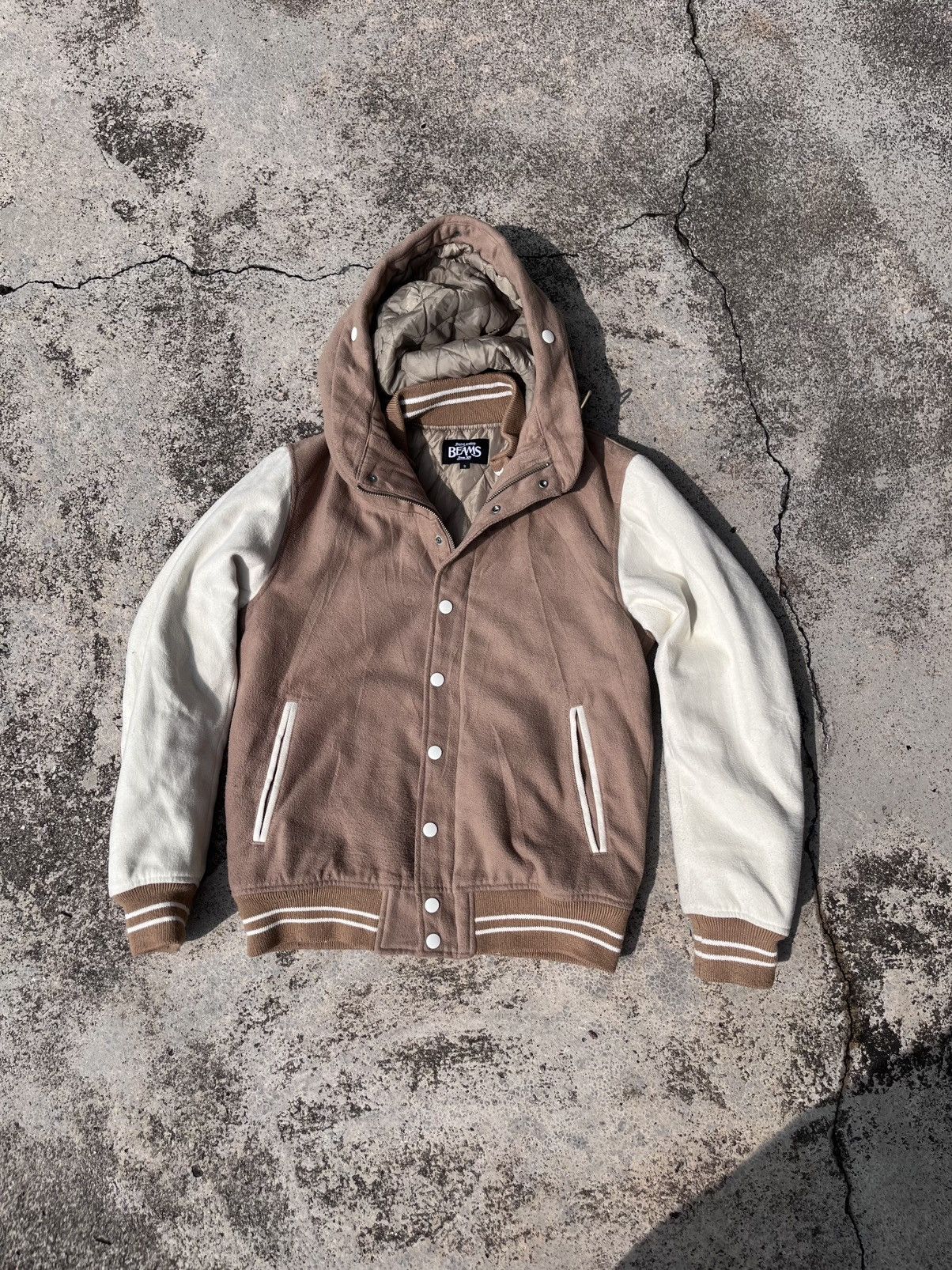 Beams Plus Beams Japan Hood Varsity Jacket Size US S / EU 44-46 / 1 - 3 Thumbnail