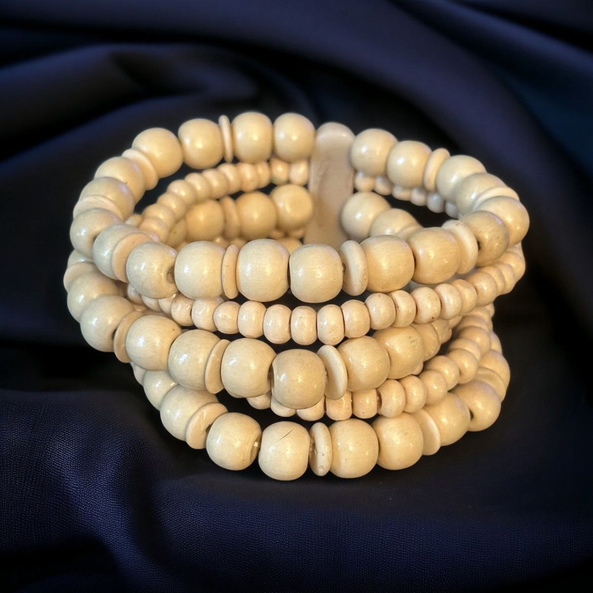 Other Multi strand stacked stretch bead bracelet Size ONE SIZE - 1 Thumbnail