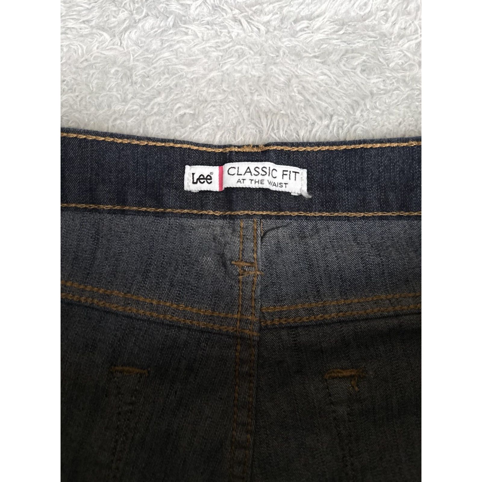 Lee Lee Jeans Womens 30x29 Blue High Rise Bootcut Denim Dark Wash Cotton Size 30" / US 8 / IT 44 - 6 Thumbnail