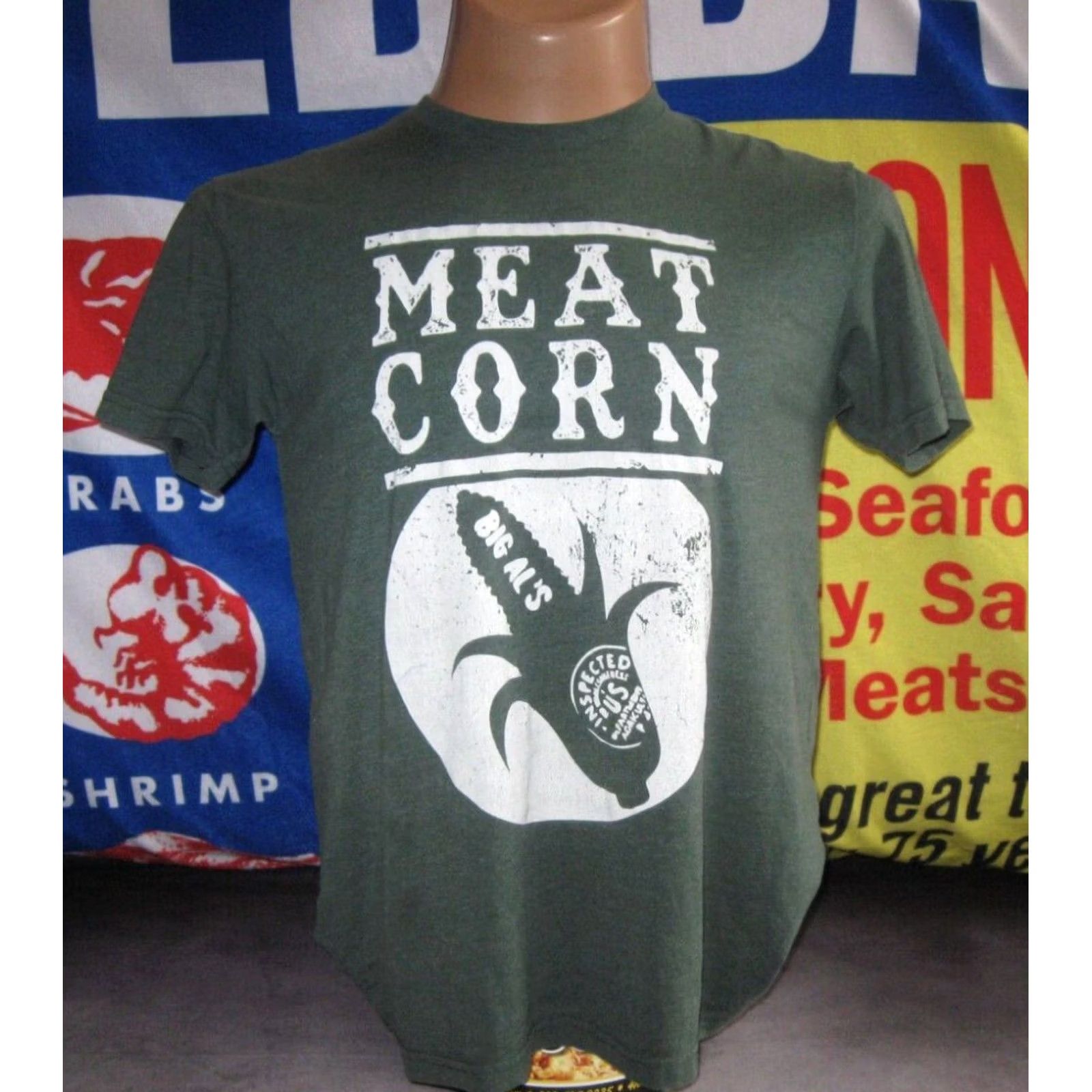 Next Level Meat Corn Big Al'S Ray Ray'S Hog Pit Shirt Mens Medium BBQ COLUMBUS OHIO Size US M / EU 48-50 / 2 - 2 Thumbnail