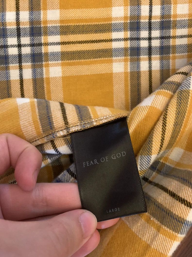 Fear of God Fear of God Plaid shirt with a shoulder Size US L / EU 52-54 / 3 - 7 Thumbnail