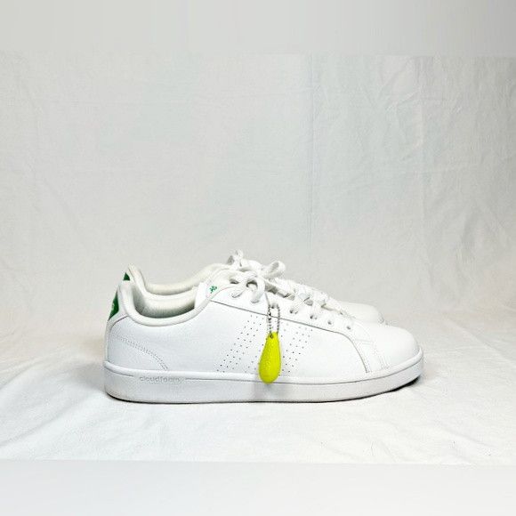 Adidas Adidas Advantage 2.0 Mens White Leather Cloudfoam Sneakers Size US 13 / EU 46 - 5 Thumbnail