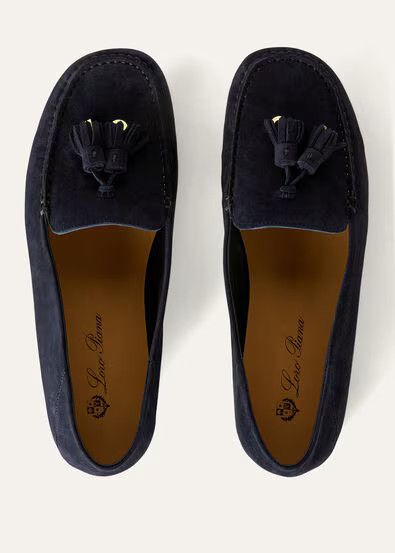 Loro Piana o1srvl11e0725 Dot Sole Walk Loafers in Navy Blue Size US 10 / IT 40 - 3 Thumbnail