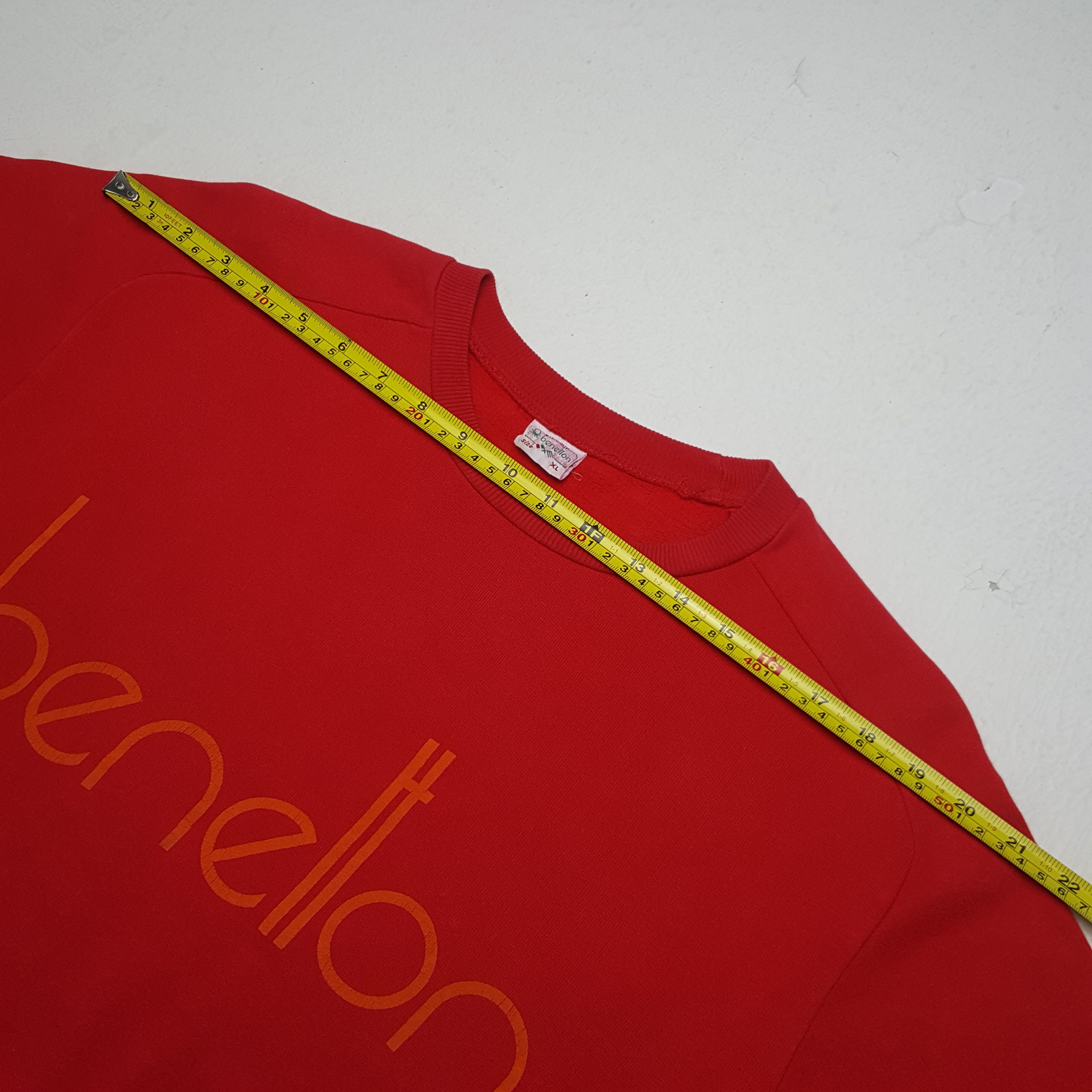 Benetton × Vintage Vintage Benetton Logo Sweatshirt Size US M / EU 48-50 / 2 - 5 Thumbnail