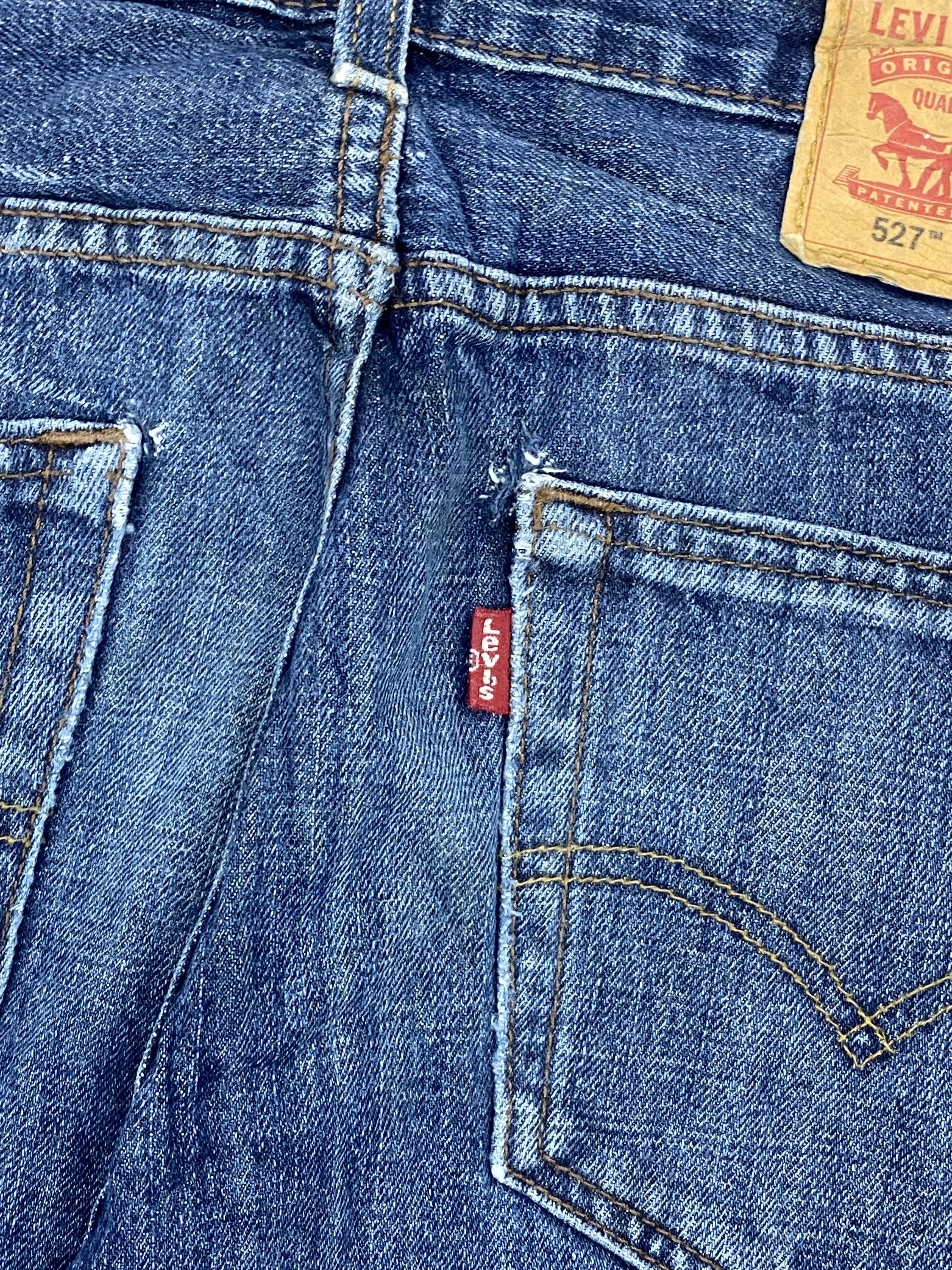 Levi's Vintage Levis 527 Flared Bootcut Denim DP2701 Size US 30 / EU 46 - 5 Thumbnail