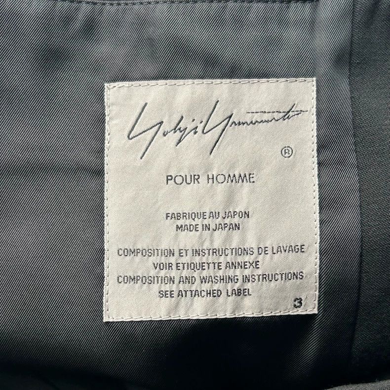 Yohji Yamamoto Yohji Yamamoto 20aw Wool suit with white armband-2505 Size US L / EU 52-54 / 3 - 5 Thumbnail